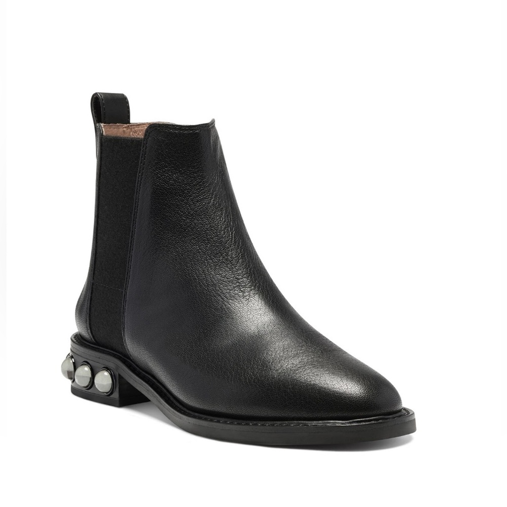 Louise et Cie- Venda Embellished Heel Chelsea Boot - sz 8.5